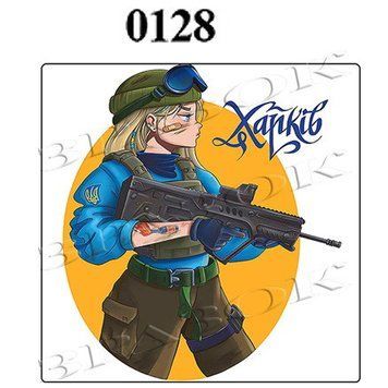 Магнит на холодильник "Україна" 6х6см 1805736092 фото