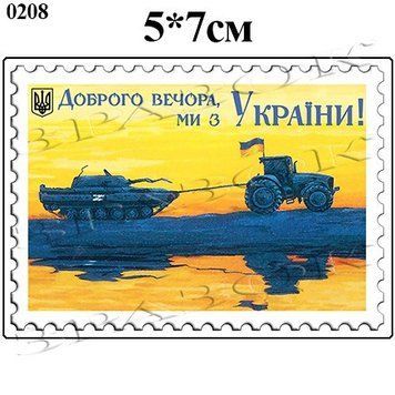 Магнит на холодильник "Україна 0208" 5х7см 1630344861 фото