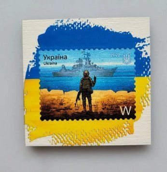 Магнит на холодильник "Марка" 6х6см 1630353360 фото